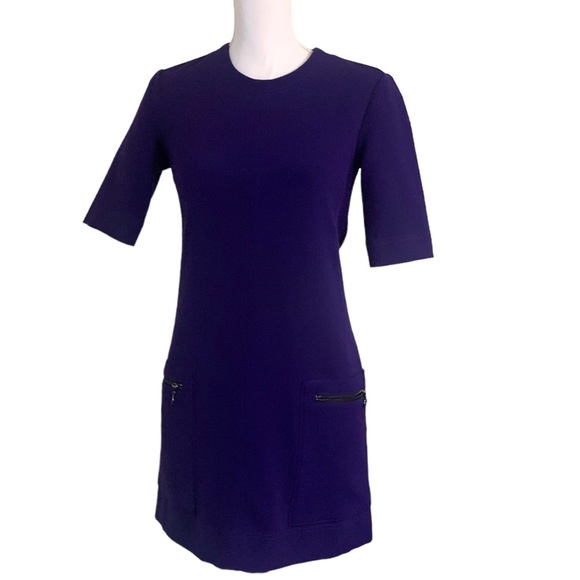 RACHEL RACHEL ROY PURPLE SHEATH DRESS WITH POCKETS - Picture 5 of 12